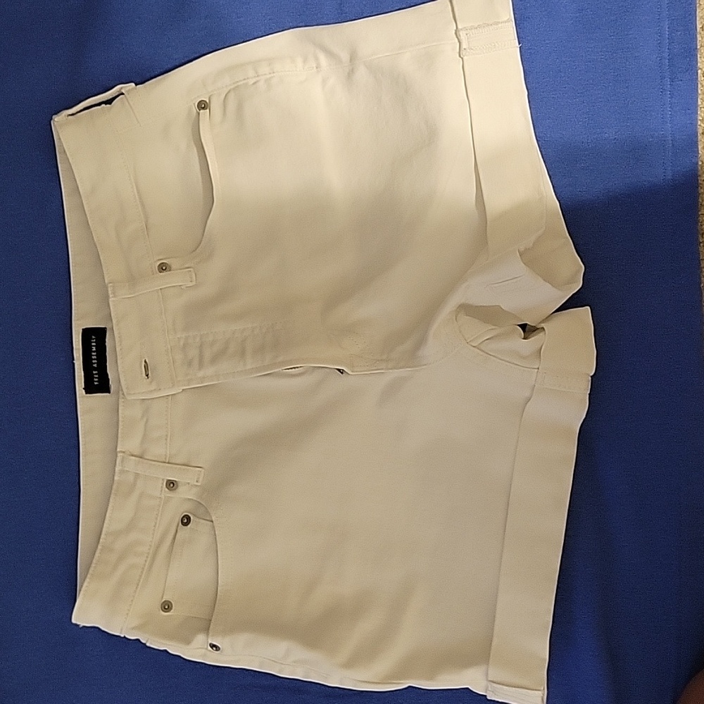Women's white shorts